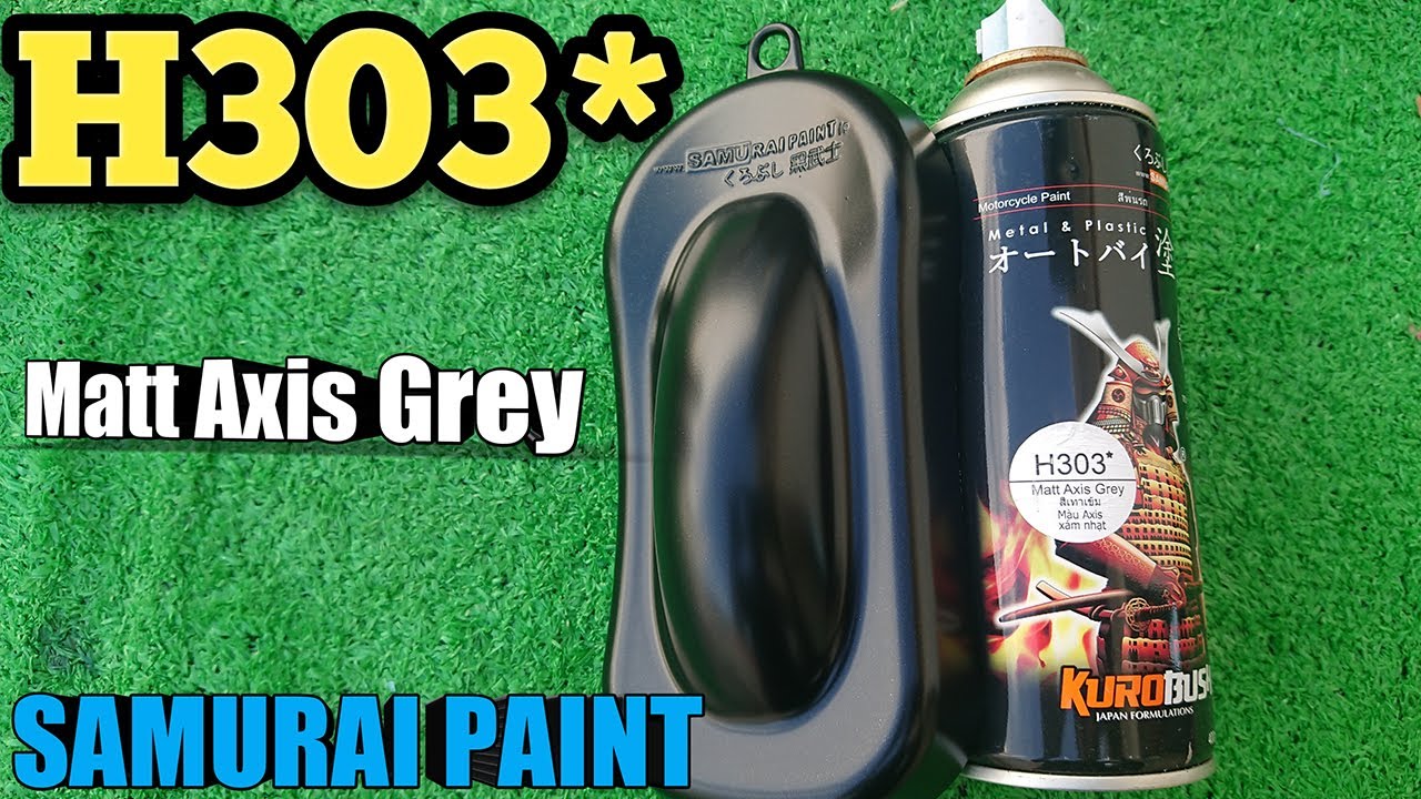 Detail Samurai Paint Hitam Metalik Nomer 39