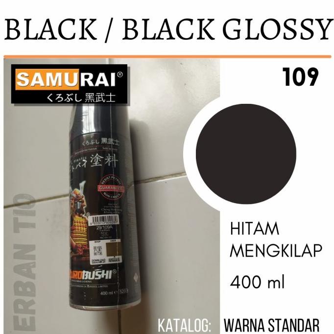 Detail Samurai Paint Hitam Metalik Nomer 57