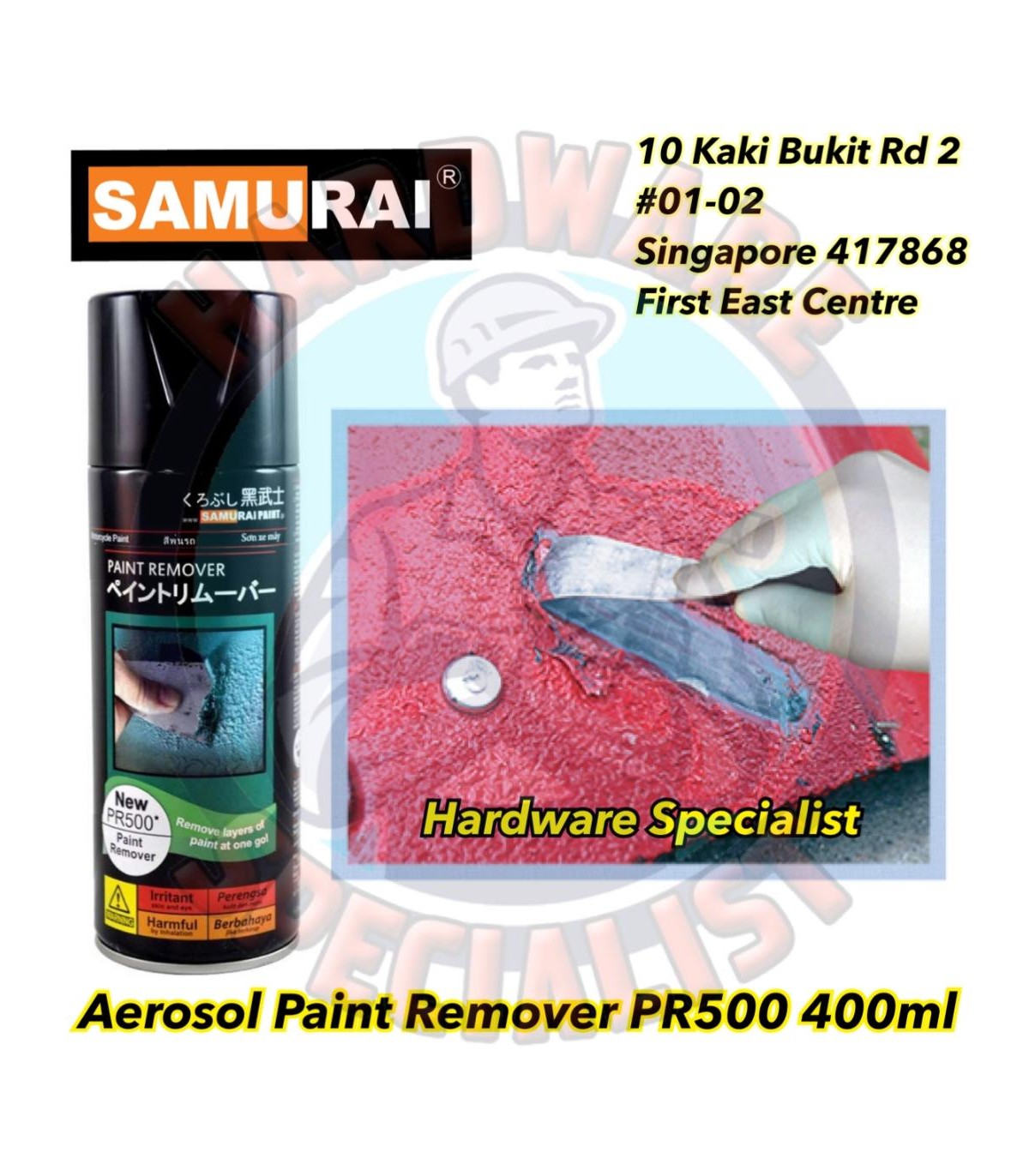 Detail Samurai Paint Remover Nomer 26