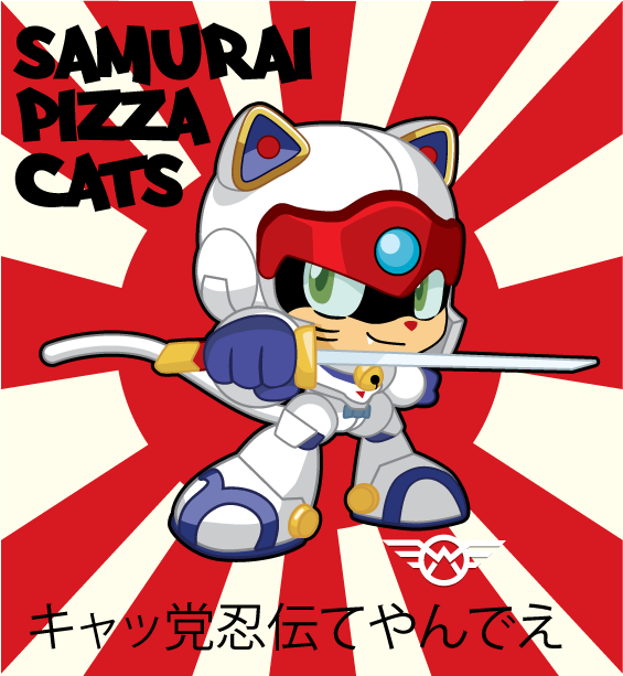 Detail Samurai Pizza Cats Illustration Nomer 43