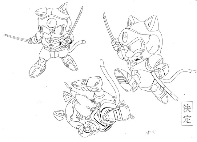 Detail Samurai Pizza Cats Illustration Nomer 10