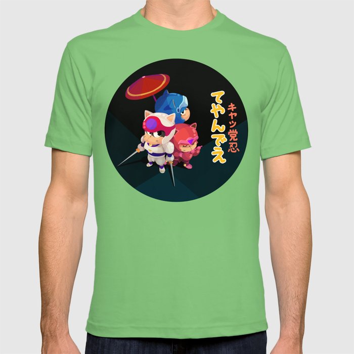 Detail Samurai Pizza Cats T Shirt Nomer 35