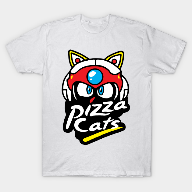 Detail Samurai Pizza Cats T Shirt Nomer 8