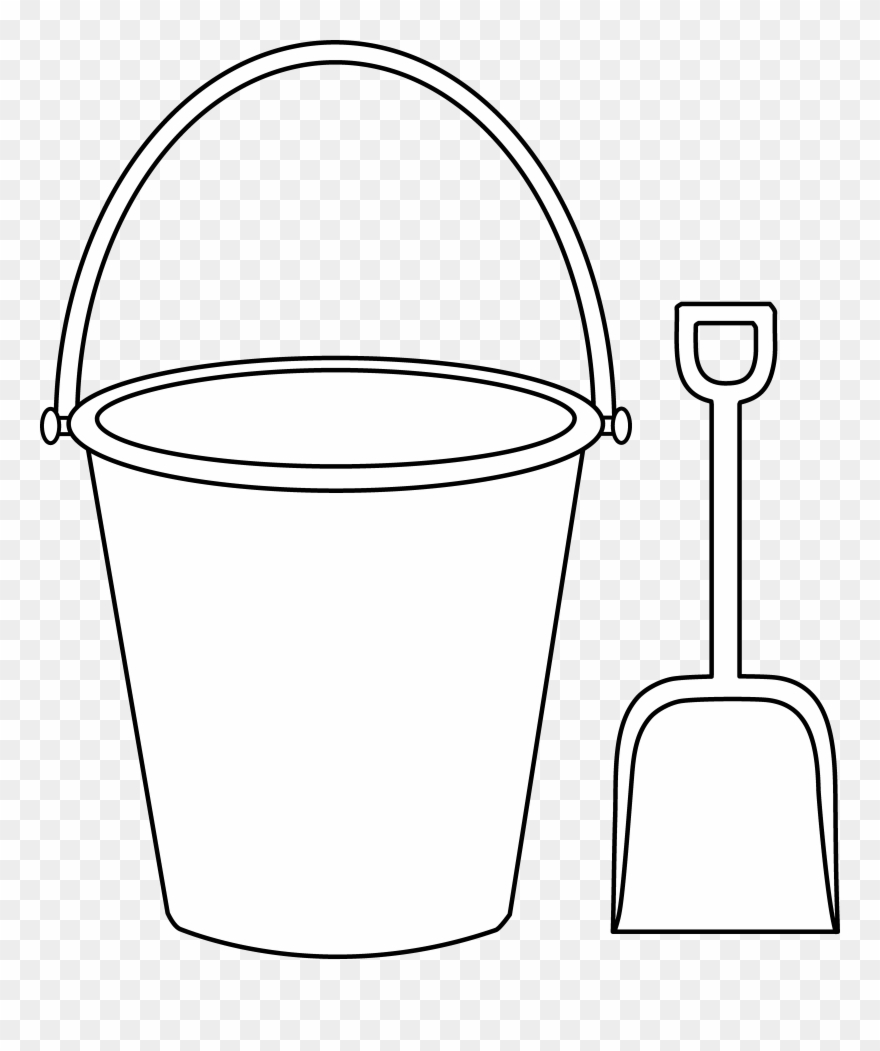 Detail Sand Bucket And Shovel Clipart Nomer 20