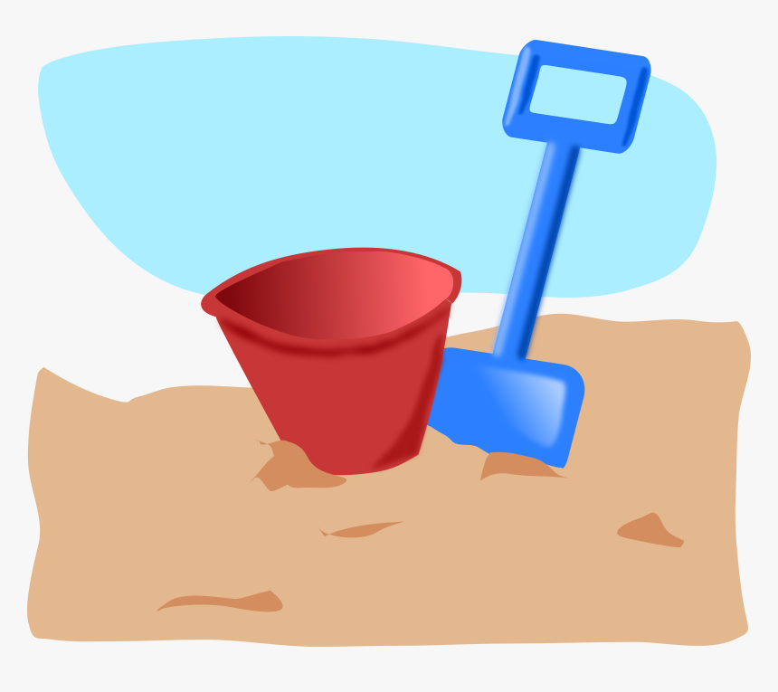 Detail Sand Bucket And Shovel Clipart Nomer 23