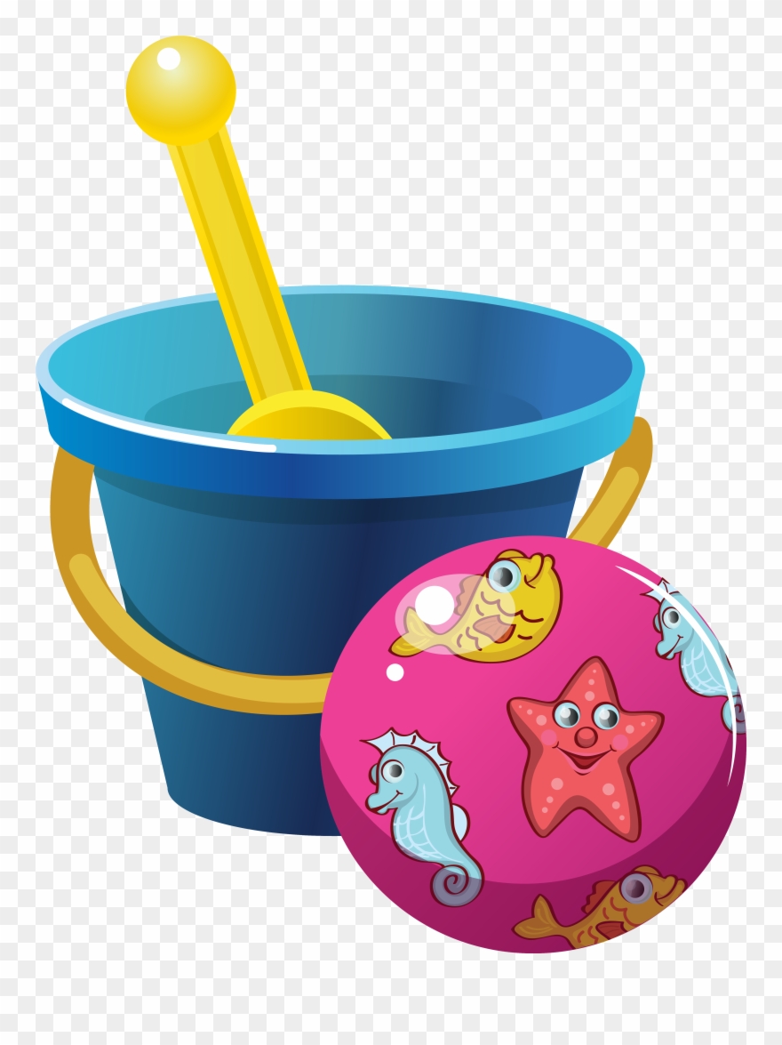 Detail Sand Bucket And Shovel Clipart Nomer 37