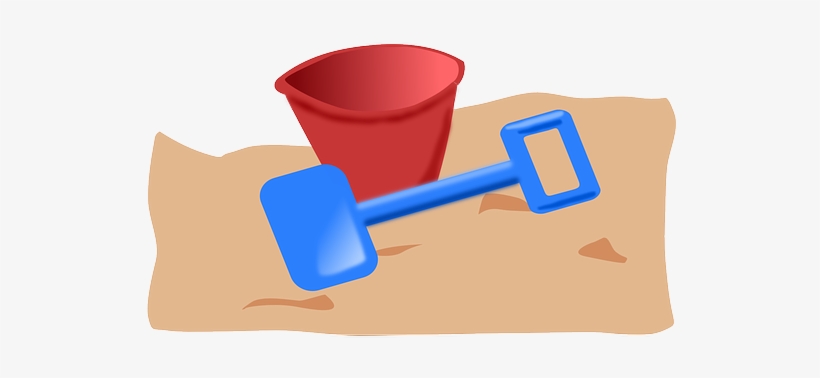 Detail Sand Bucket And Shovel Clipart Nomer 51