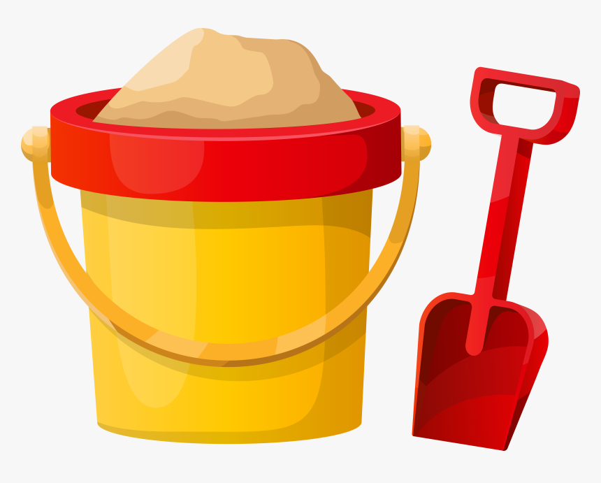 Detail Sand Bucket And Shovel Clipart Nomer 9