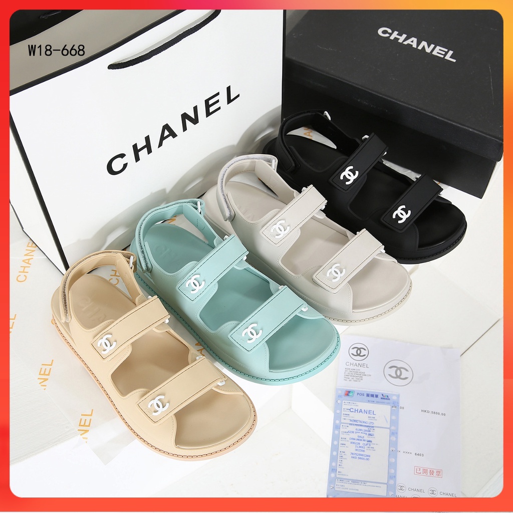 Detail Sandal Chanel Wanita Nomer 12