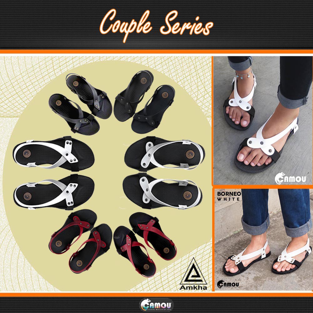 Detail Sandal Couple Pasangan Nomer 17