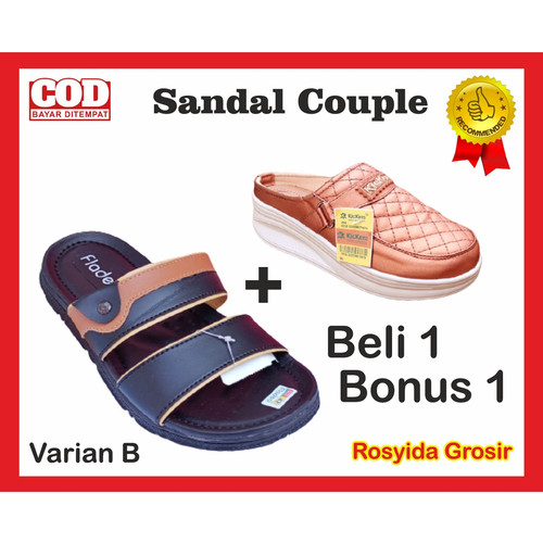 Detail Sandal Couple Pasangan Nomer 32