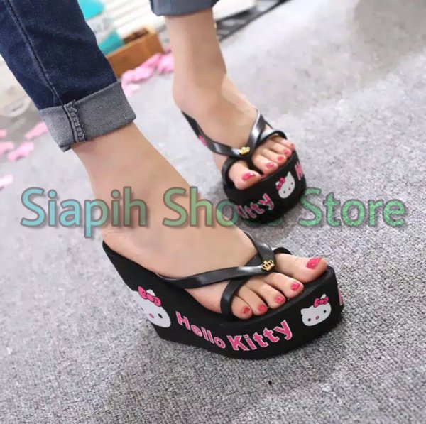 Detail Sandal Jepit Tinggi Wanita Nomer 23