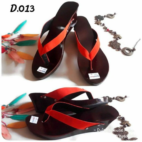 Detail Sandal Kayu Wanita Nomer 36