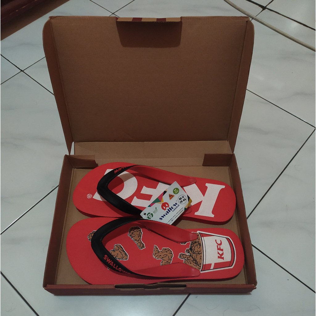 Detail Sandal Swallow X Kfc Nomer 16