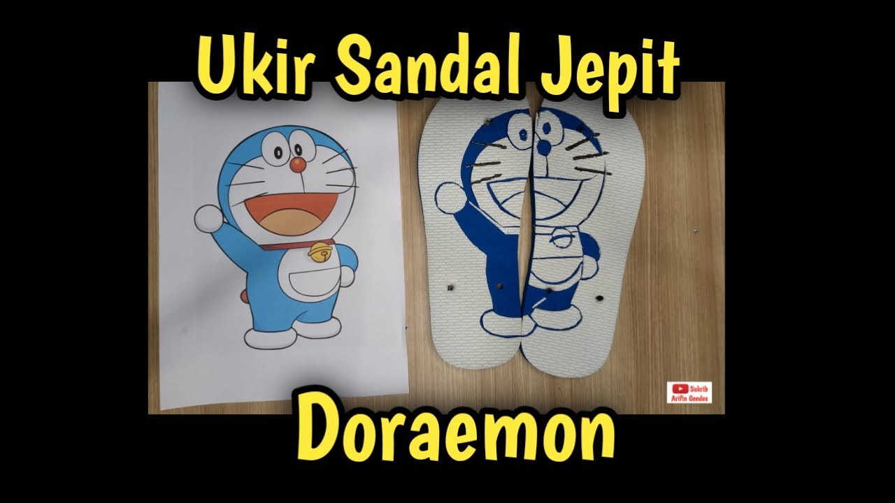 Detail Sandal Ukir Doraemon Nomer 58