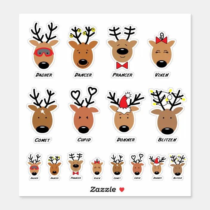 Detail Santa 8 Reindeer Names Nomer 17