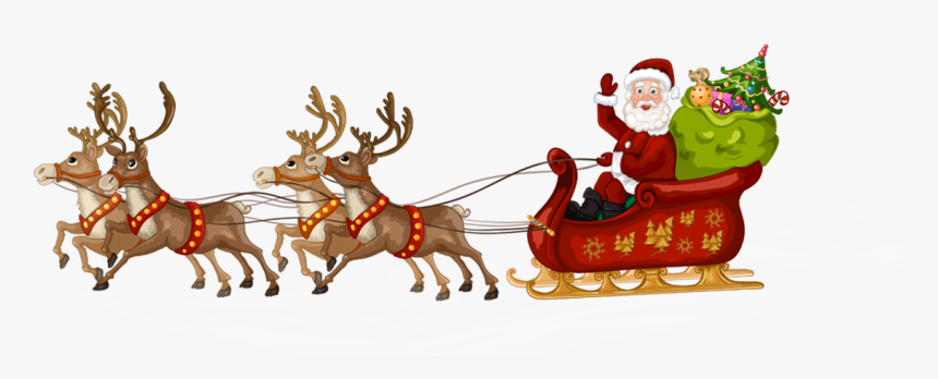 Detail Santa And Deer Png Nomer 10