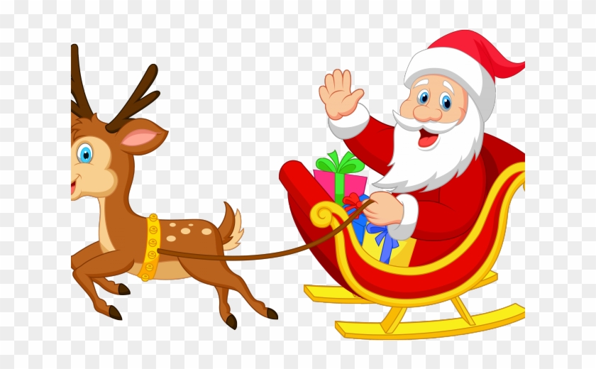 Detail Santa And Deer Png Nomer 21