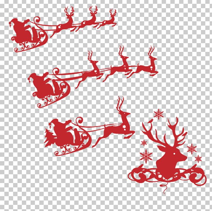 Detail Santa And Deer Png Nomer 22