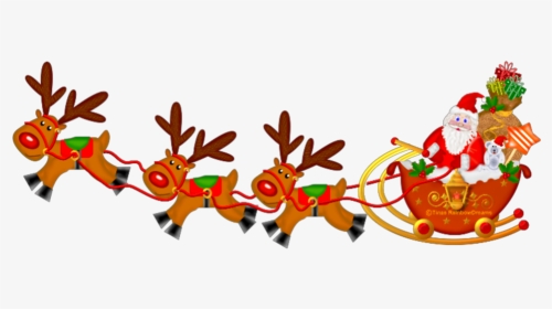 Detail Santa And Deer Png Nomer 7