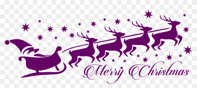 Detail Santa And Reindeer Silhouette Png Nomer 47