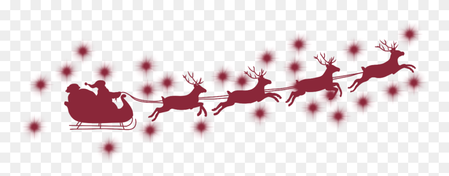 Detail Santa And Sleigh Clipart Nomer 24