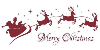 Detail Santa And Sleigh Clipart Nomer 33