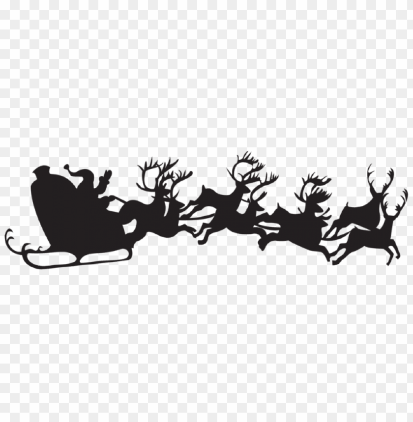 Detail Santa And Sleigh Png Nomer 25