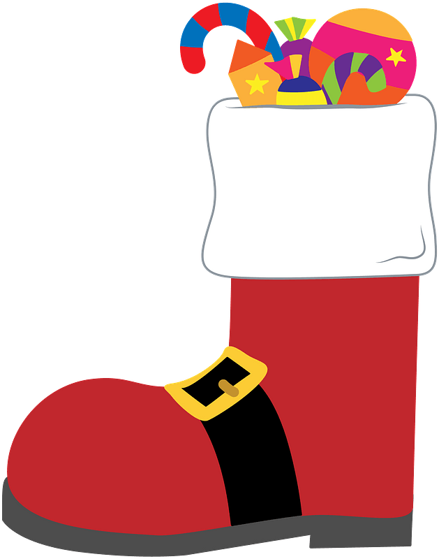 Detail Santa Boots Clipart Nomer 24