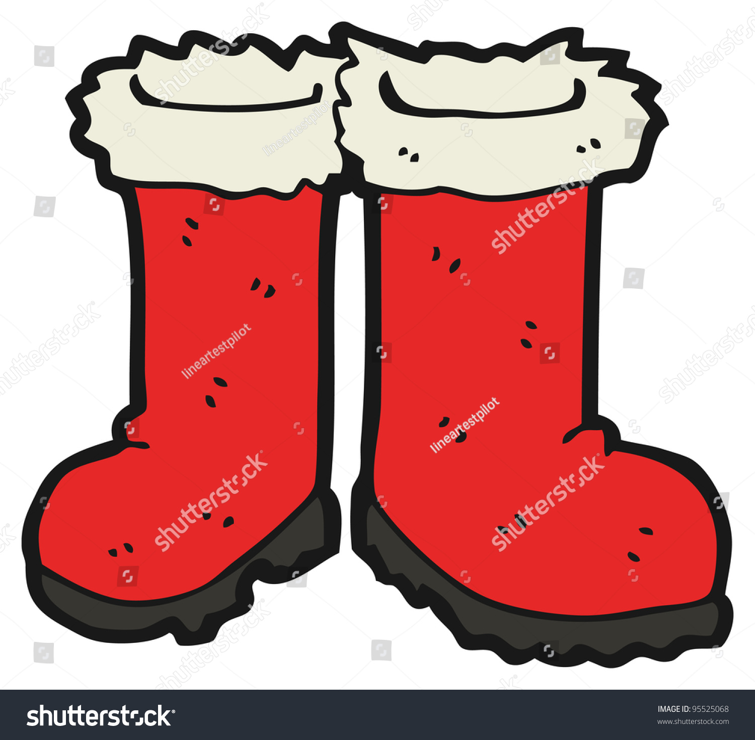 Detail Santa Boots Clipart Nomer 33