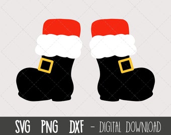 Detail Santa Boots Clipart Nomer 5