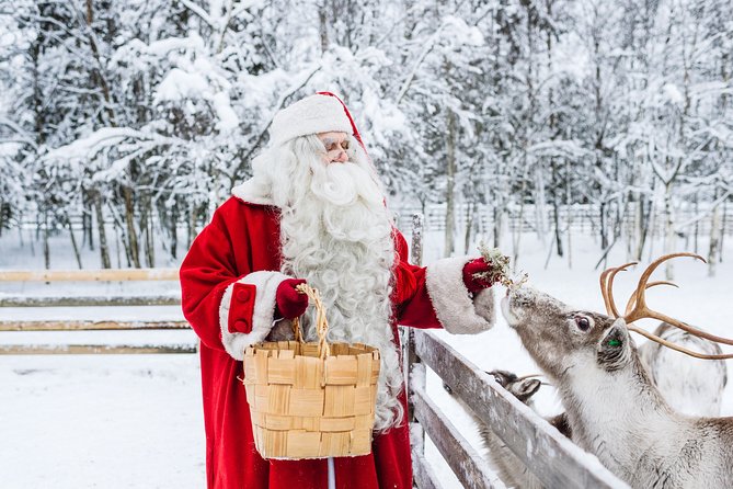 Detail Santa Claus And Reindeer Images Nomer 49