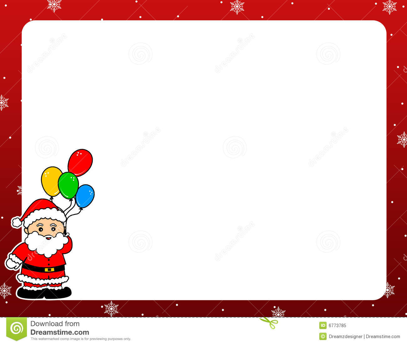 Detail Santa Claus Border Design Nomer 38