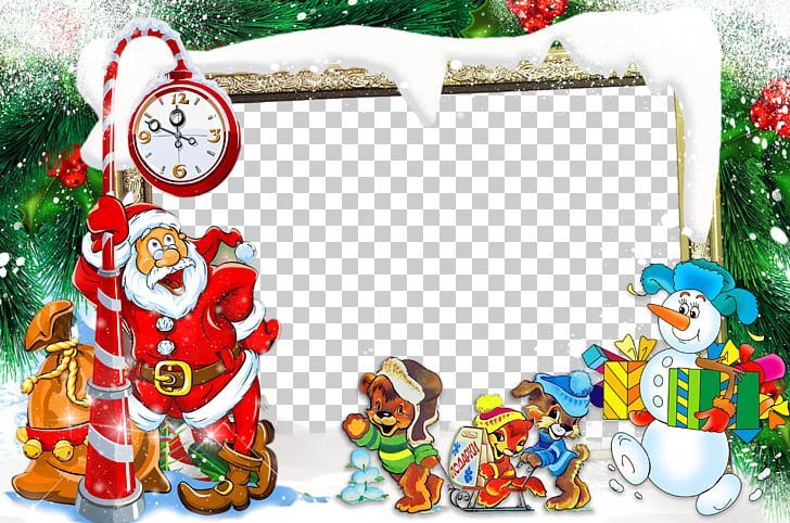 Detail Santa Claus Border Design Nomer 9