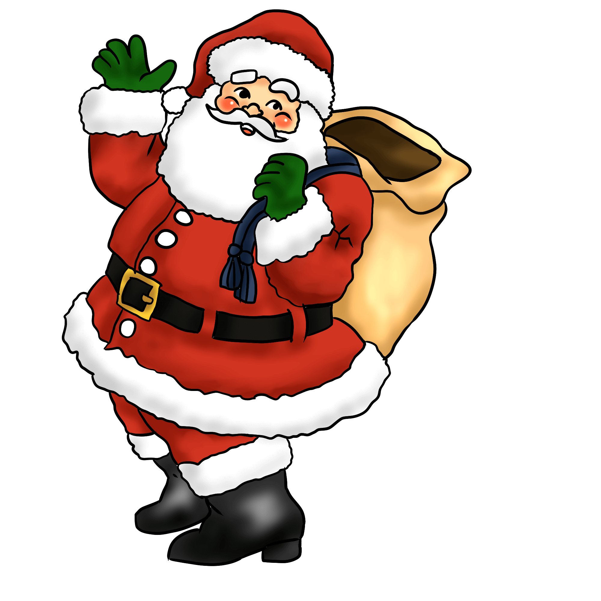 Detail Santa Claus Png Transparent Nomer 32