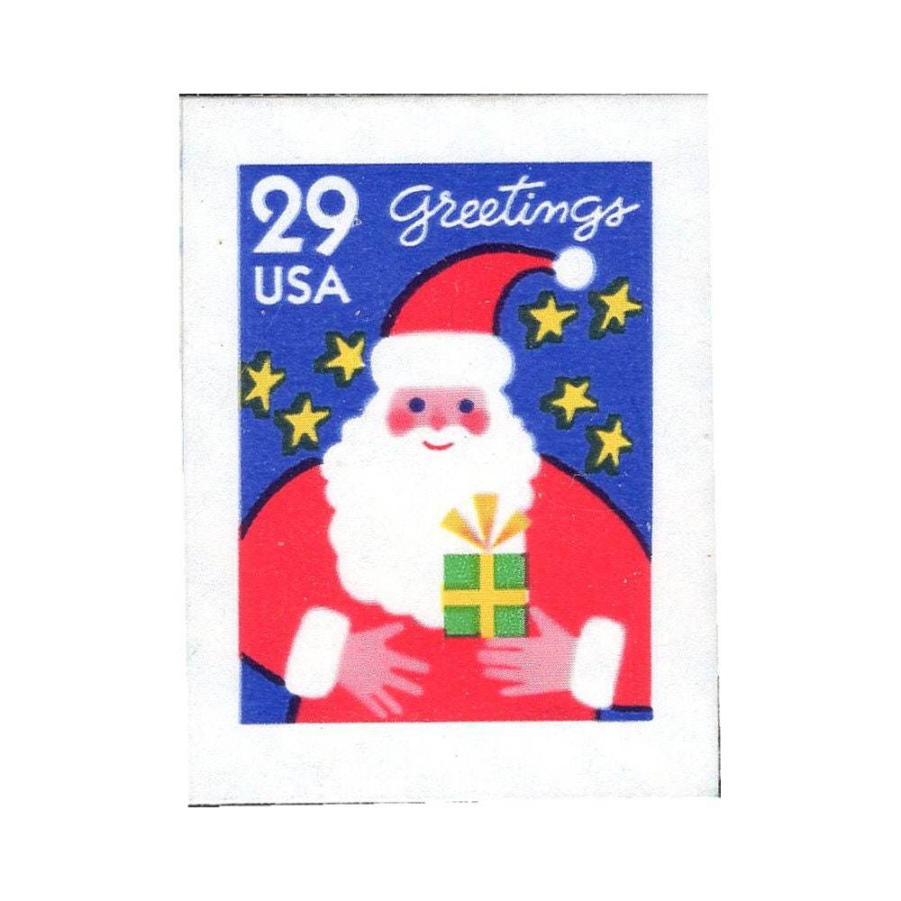 Detail Santa Claus Postage Stamps Nomer 19