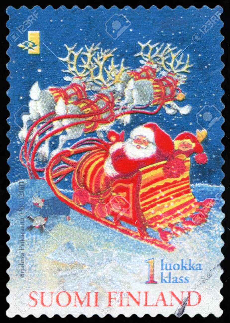 Detail Santa Claus Postage Stamps Nomer 6