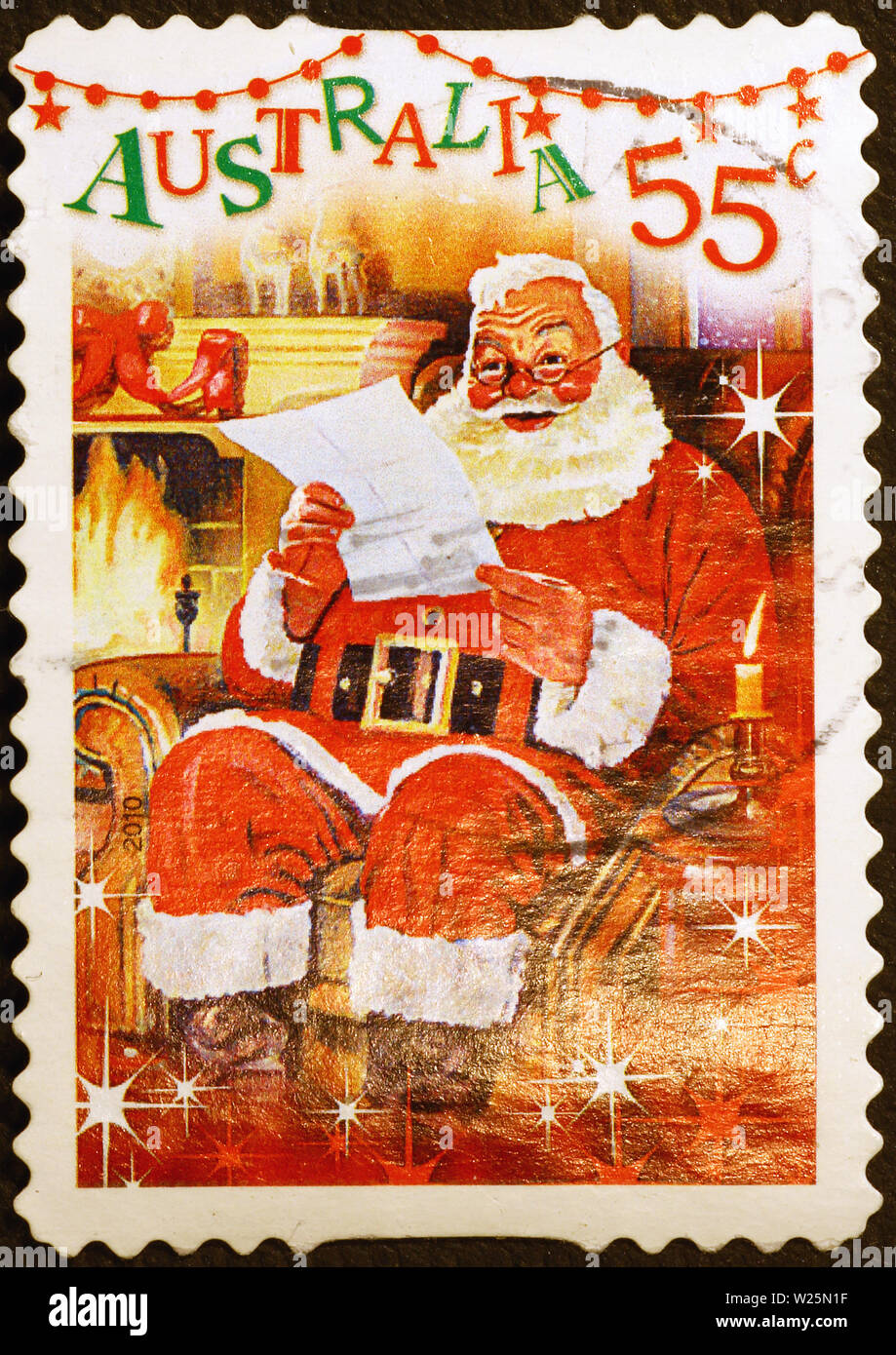 Detail Santa Claus Postage Stamps Nomer 52