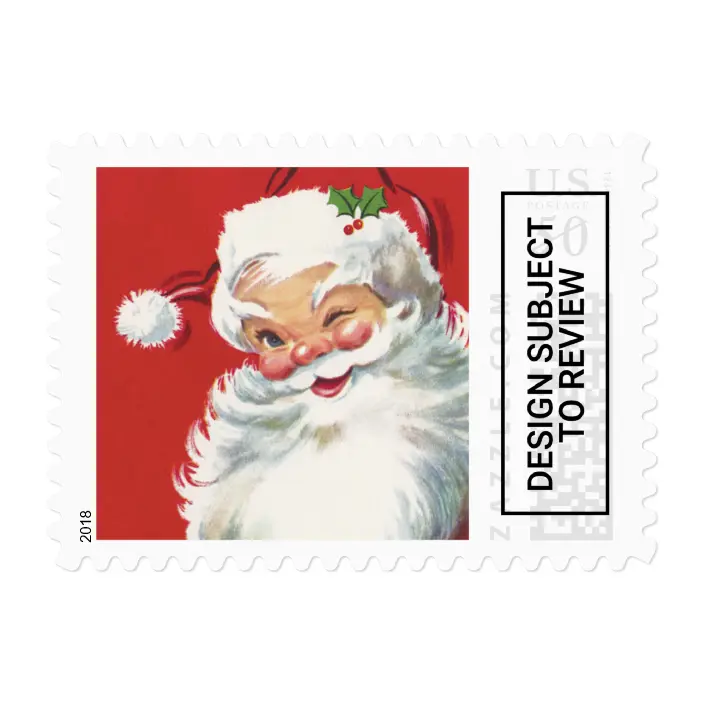 Detail Santa Claus Postage Stamps Nomer 8