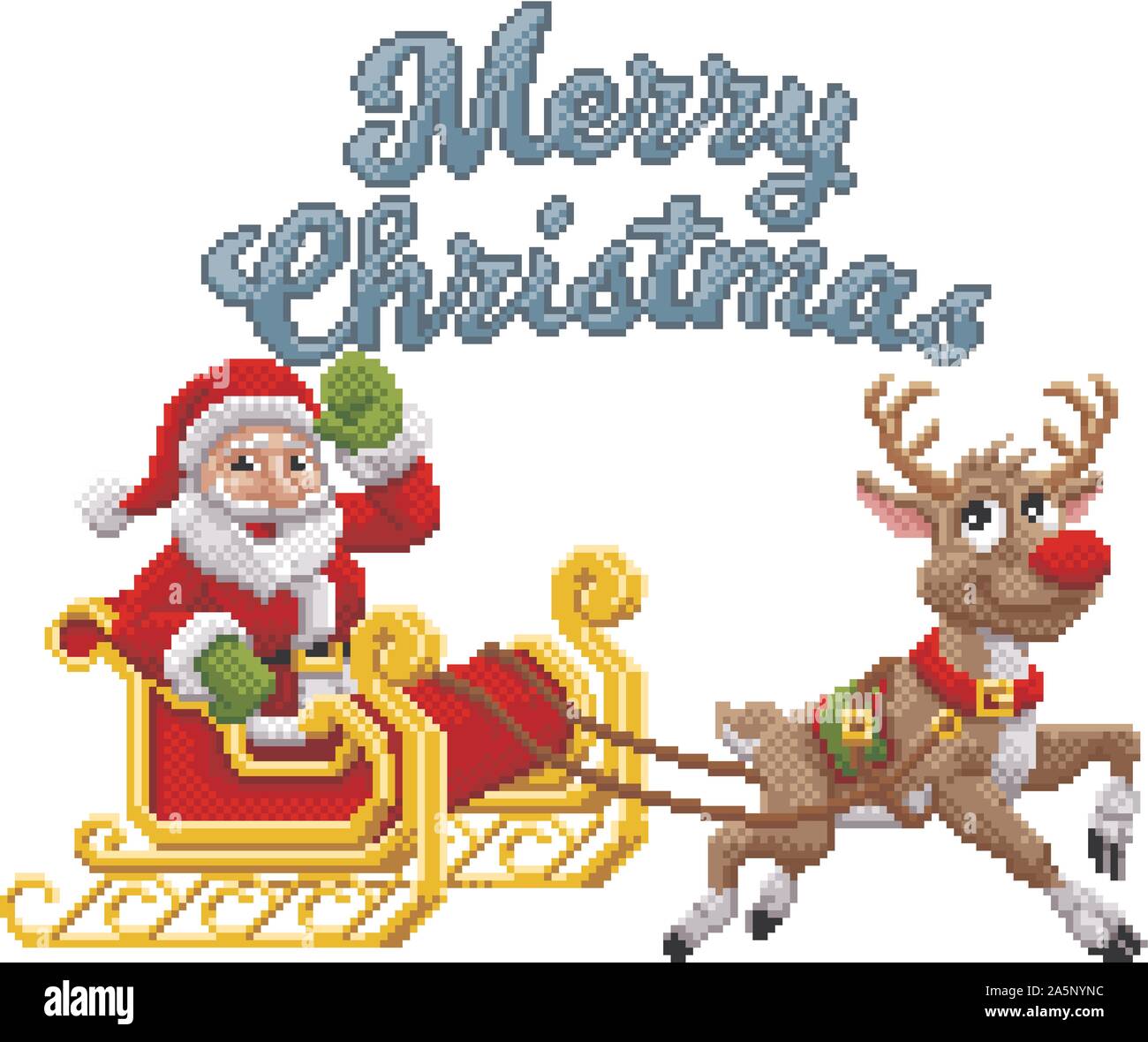 Detail Santa Claus Reindeer Picture Nomer 56