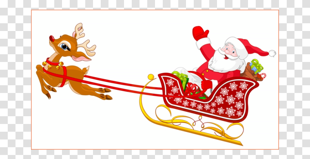 Detail Santa Claus Sleigh Clipart Nomer 3