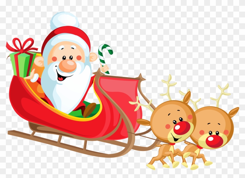 Detail Santa Claus Sleigh Png Nomer 40