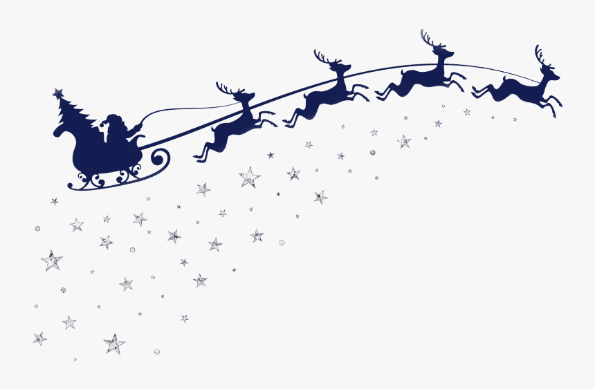 Detail Santa Claus Sleigh Silhouette Nomer 44