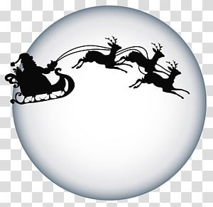 Detail Santa Claus Sleigh Silhouette Nomer 54