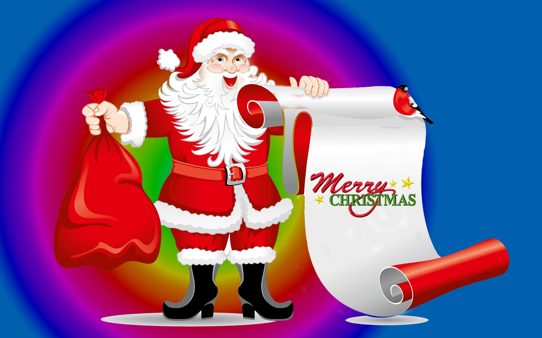 Detail Santa Claus Wallpaper Nomer 33