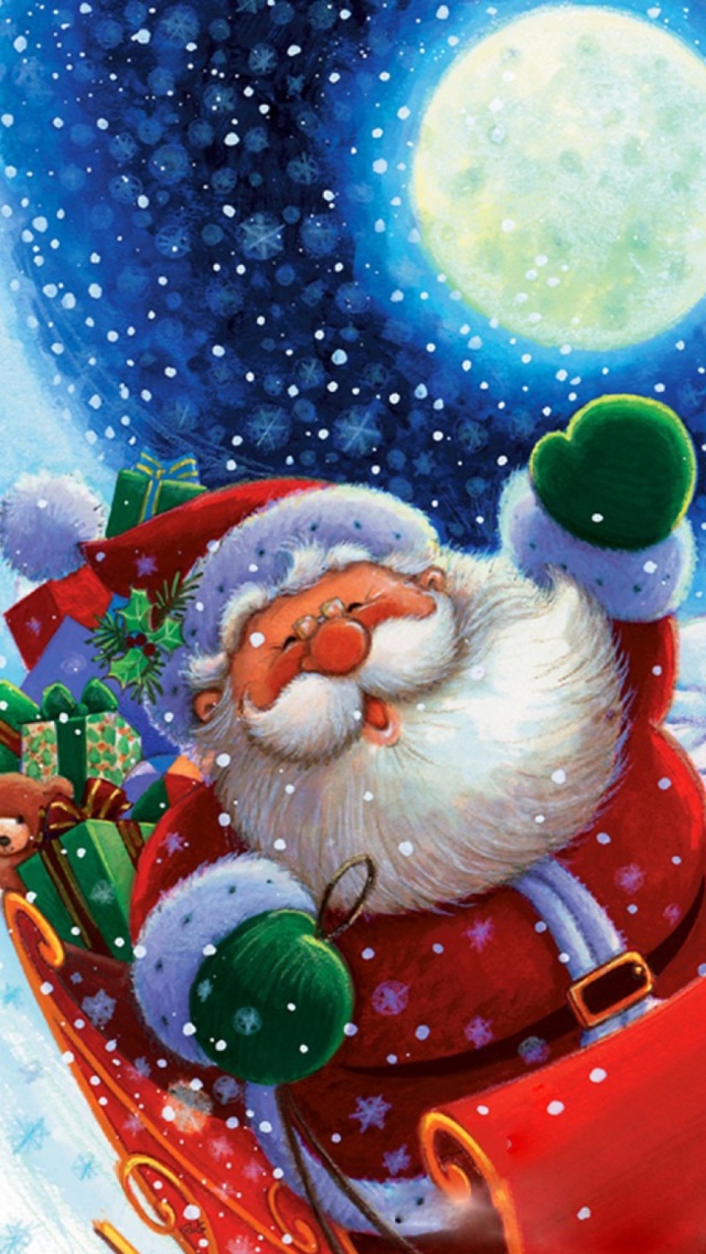 Detail Santa Claus Wallpaper Iphone Nomer 33
