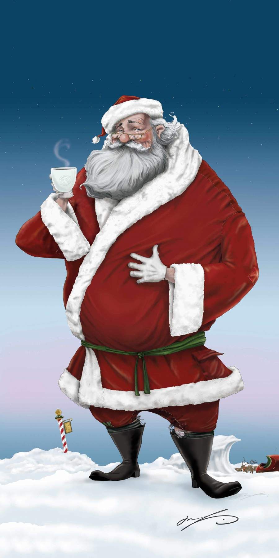 Detail Santa Claus Wallpaper Iphone Nomer 40