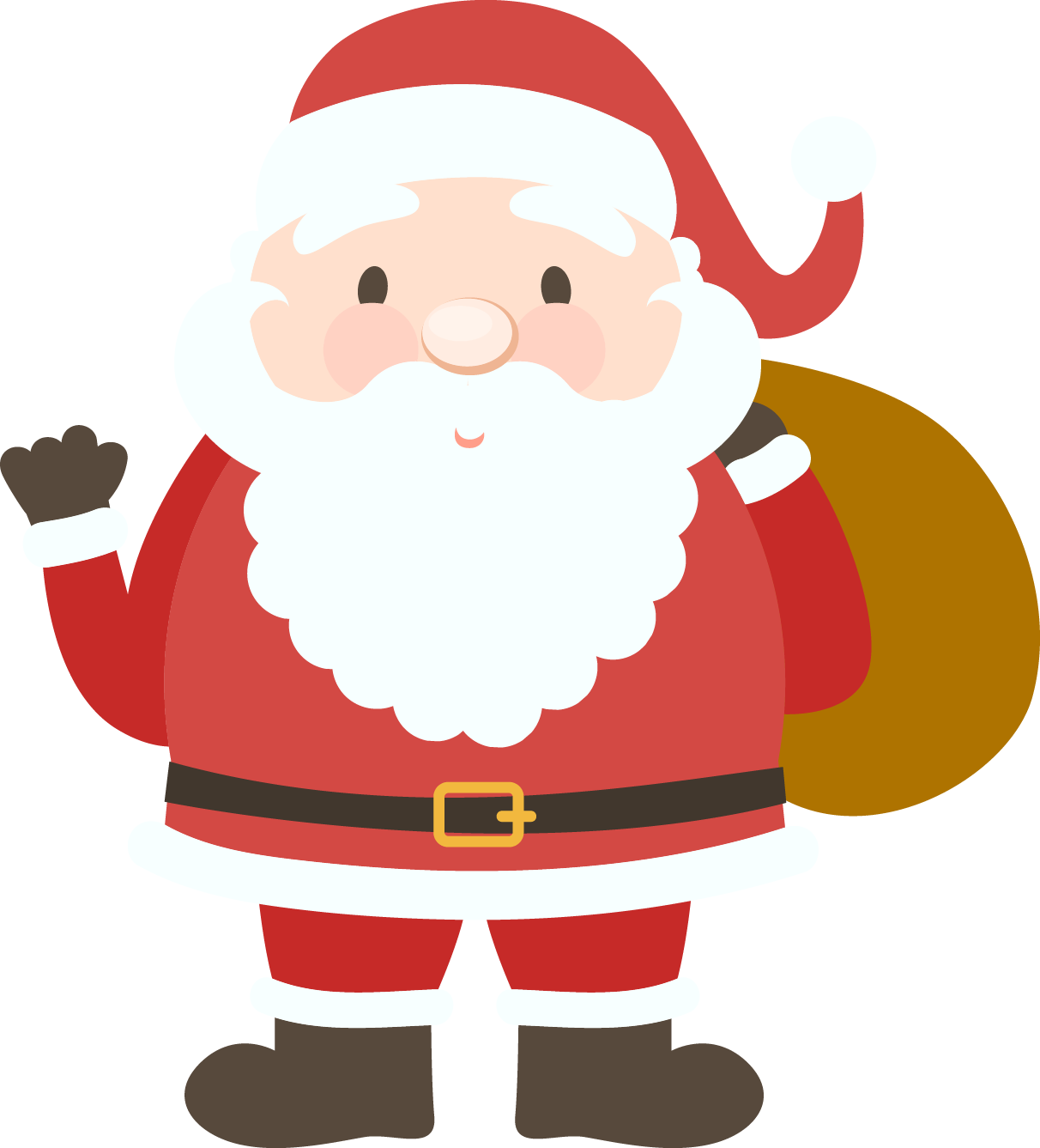 Detail Santa Clause Clip Art Nomer 3