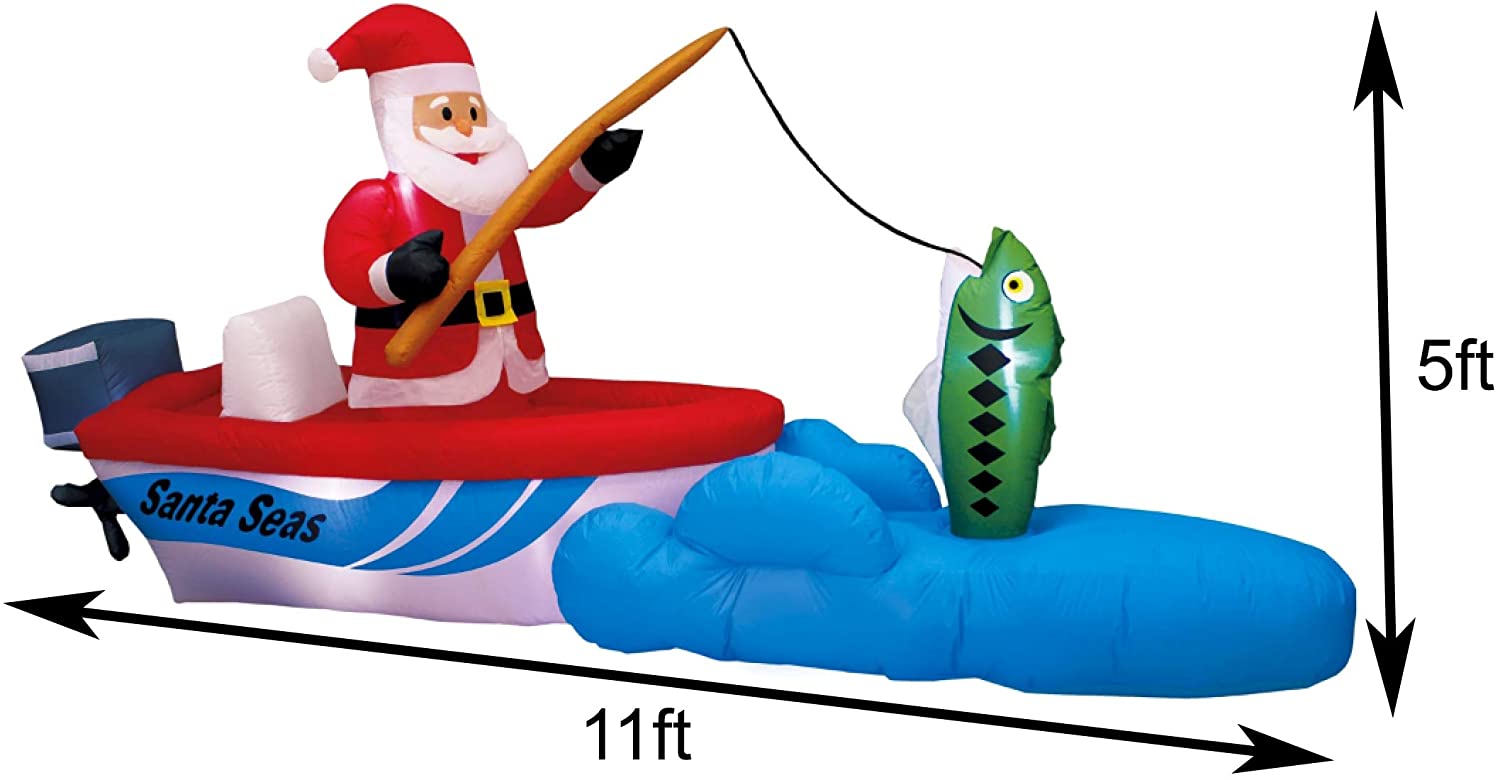 Detail Santa Fishing Clipart Nomer 14