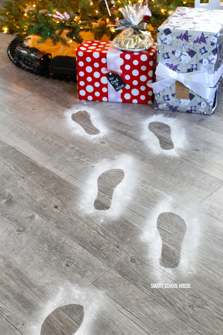 Santa Footprints On Carpet - KibrisPDR